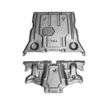 Chassis protection plate for Tesla Model Y 2020-2024 to prevent underbody damage.